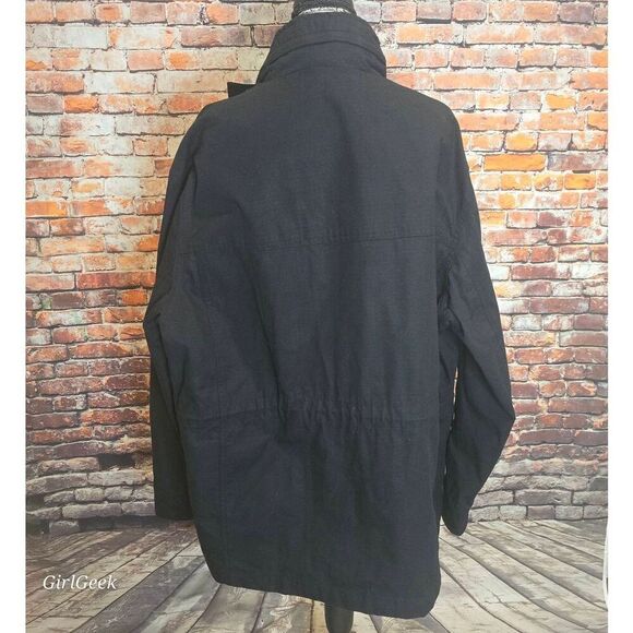 Zara Men's Black Multi Pocket, Utility Windbreaker Medium MSRP $129 - Picture 6 of 10